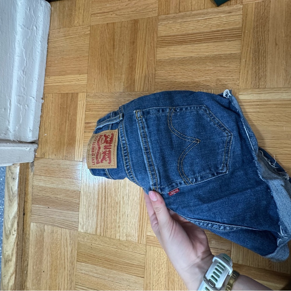Blue Denim Jeans Levi’s High rise shorts 28